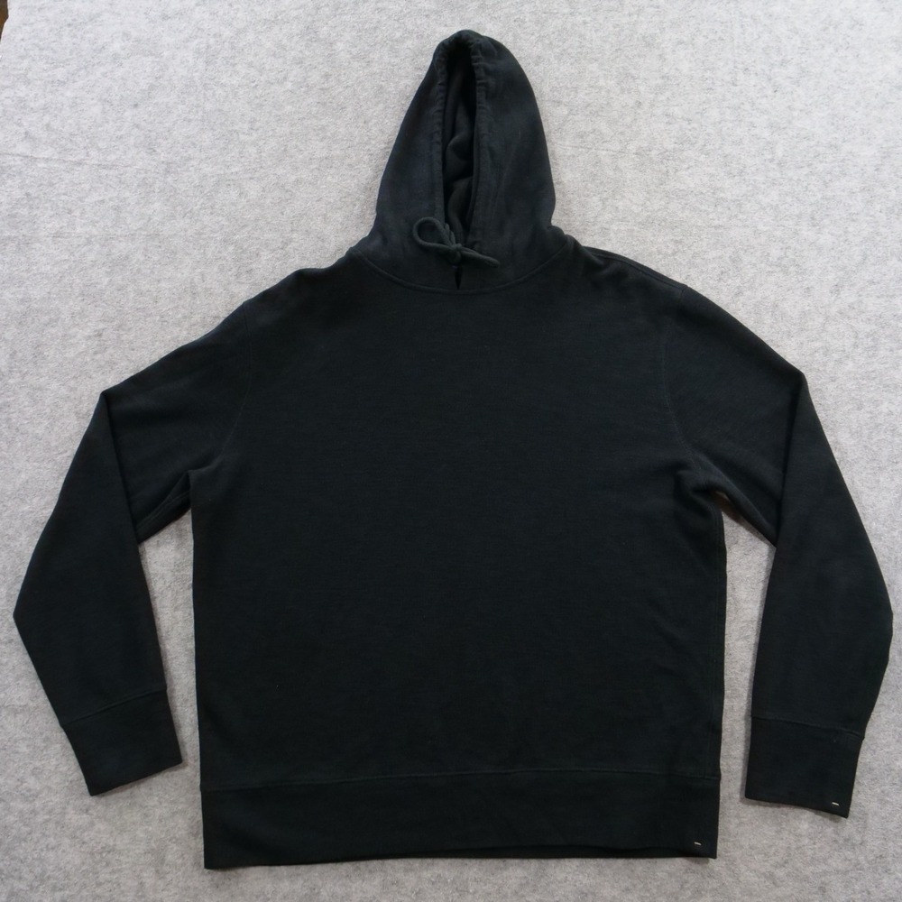 Banana Republic Hoodie Sweatshirt Mens Large Black Drawstring Pullover